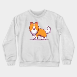 Cute Sheltie Dog Crewneck Sweatshirt